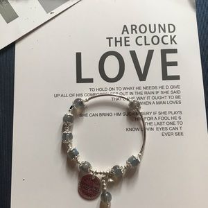 labradorite silver bracelet